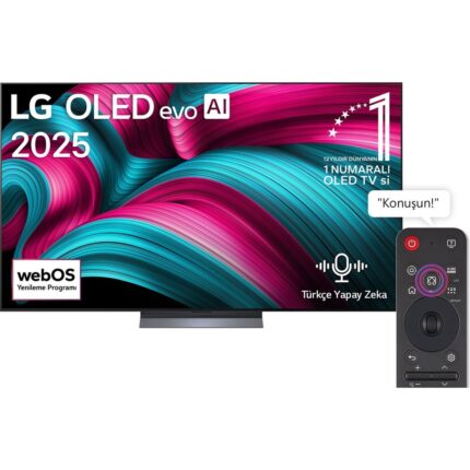LG OLED77C54LA 77'' 195 Ekran Uydu Alıcılı 4K Ultra HD Smart webOS OLED Evo TV