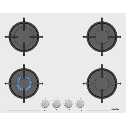 Simfer 11 Fonksiyon Steam Master Beyaz 3'lü Ankastre Set (Fırın + Ocak + Davlumbaz) - Görsel 3
