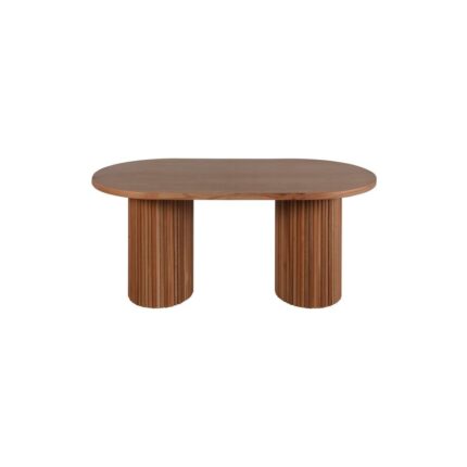Gazzini Furniture Sierra Iskandinav Oval Ahşap Bohem Masa 90X190 - Görsel 5