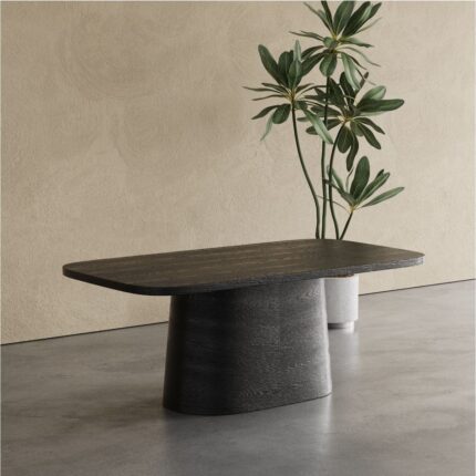 Gazzini Furniture Barocco Italyan Still Oval Ahşap Yemek Masası 100X180 - Görsel 4
