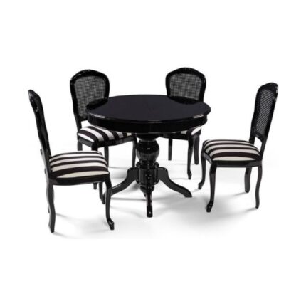 Gazzini Furniture Lindon Baba Ayak Yuvarlak Açılır Masa 100X100 - Görsel 2