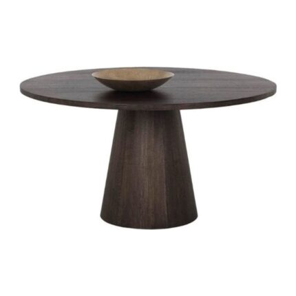 Gazzini Furniture Verona Ceviz Ahşap Yemek Masası 120X120 - Görsel 3