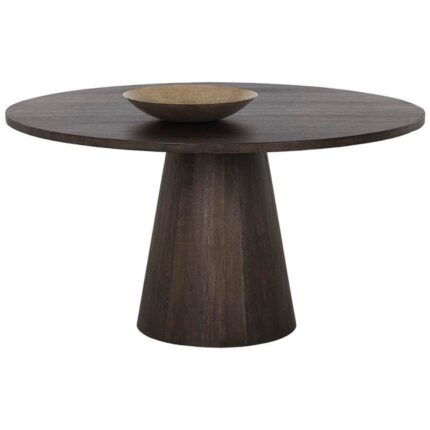 Gazzini Furniture Verona Ceviz Ahşap Yemek Masası 120X120 - Görsel 4