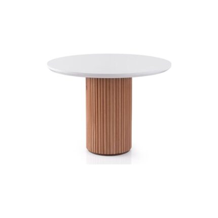Gazzini Furniture Arya Yuvarlak Ahşap Bohem Masa 90X90 - Görsel 3