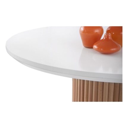 Gazzini Furniture Arya Yuvarlak Ahşap Bohem Masa 90X90 - Görsel 4