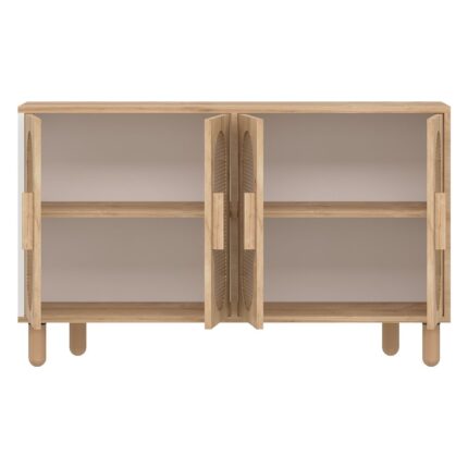 Mert Sert Mobilya Siena Hazeran 120CM Konsol, Çok Amaçlı Dolap, Ayakkabılık, Kahve Köşesi, Kitaplık, Tv Sehpası - Görsel 3