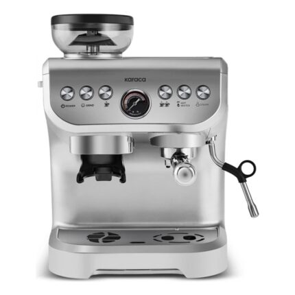 Karaca Coffee Art Barista Kahve Öğütücülü, Süt Köpürtücülü, 15 Bar Basınçlı Espresso, Latte, Cappuccino, Americano Makinesi 2 Lt
