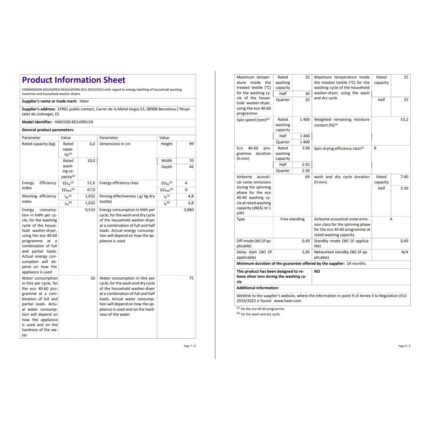 Haier HWD100BD1499UN/S 10 kg Yıkama 6 kg Kurutma Wi-Fi  Bağlantılı 1400 Devir Kurutmalı Çamaşır Makinesi - Görsel 5