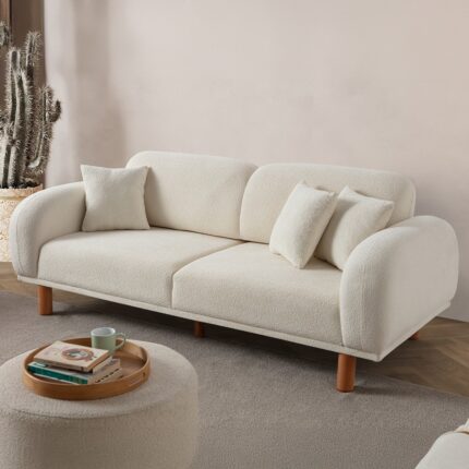 Edsy Home Regnum Koltuk Takımı 3+3+1 Krem Renk - Görsel 3