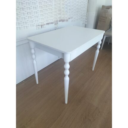 Güney Ahşap Mobilya 90 x 50 cm Beyaz Sabit Masa