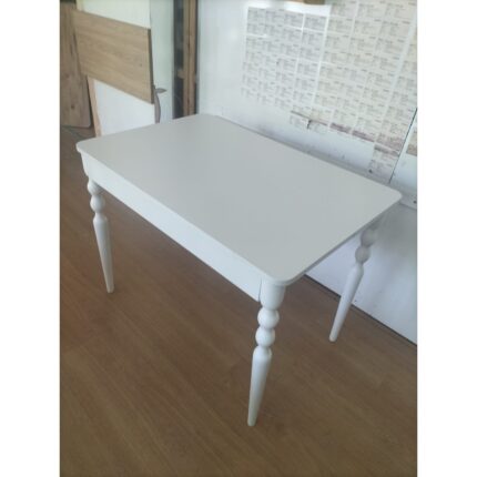 Güney Ahşap Mobilya 90 x 50 cm Beyaz Sabit Masa - Görsel 4
