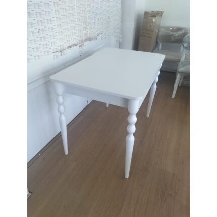 Güney Ahşap Mobilya 120 x 50 cm Beyaz Sabit Masa - Görsel 2