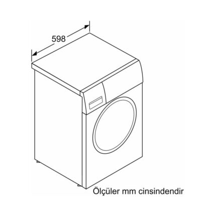 Siemens WG64K2F0TR Çamaşır Makinesi 11 kg 1400 Devir Beyaz - Görsel 5