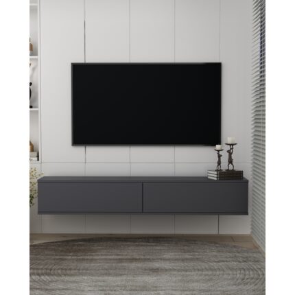 Ceneyra TDA1201A-ARİS Duvara Montaj Tv Stand 120CM Antrasit