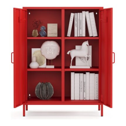 Furni 24 Pera Metal Dolap 2 Kapılı 80,50 x 40 x 109,50 cm - 9 Renk Seçeneği Bulunmaktadır - Görsel 3