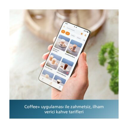 Philips EP3347/90 3300 Serisi LatteGo Tam Otomatik Espresso Makinesi, AquaClean Filtre, 6 İçecek, SilentBrew, Siyah Krom, - Görsel 4