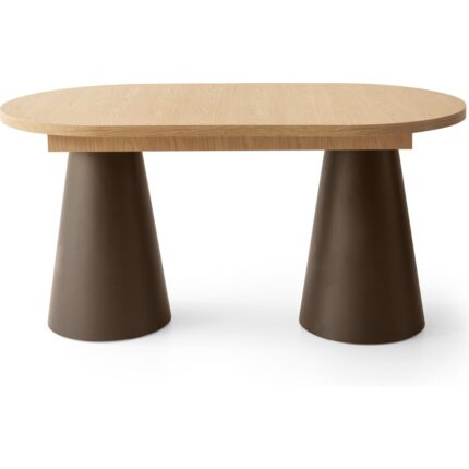 Avm 24 Boston Yemek Odası Takımı Modern Tasarım Oval Masa  MDF 160-190 cm Kapasite - Görsel 2