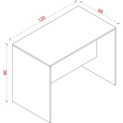 asratrend %100 Mdflam 120CM Mutfak Adası Yemek ve Bar Masası Ma-03 - Görsel 4