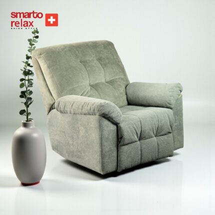 Smarto Relax TV Koltuğu Berjer – New York Serisi, Sabit Modern Baba Koltuğu, Ergonomik Sırt Destekli Tasarım, Kadife/Şönil Kumaş, Dekoratif Tekli Koltuk (Salon/Oturma Odası) - Görsel 3