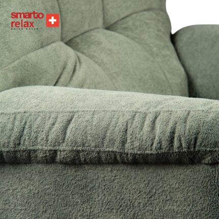 Smarto Relax TV Koltuğu Berjer – New York Serisi, Sabit Modern Baba Koltuğu, Ergonomik Sırt Destekli Tasarım, Kadife/Şönil Kumaş, Dekoratif Tekli Koltuk (Salon/Oturma Odası) - Görsel 4