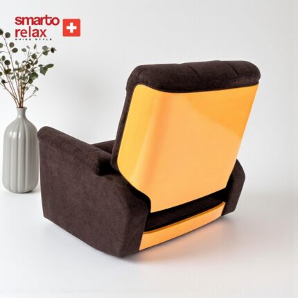 Smarto Relax TV Koltuğu Berjer (Kahverengi) – Zürih Serisi, Elektrikli Kademeli Sırt Dayama, Ergonomik, Kadife Polyester, Kontrol Panelli, Dekoratif Tekli Koltuk - Görsel 2