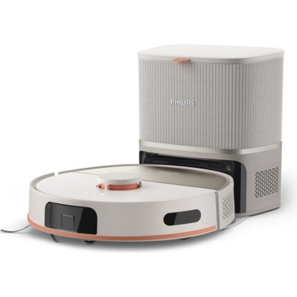 Philips 5000 Serisi Islak Kuru Robot Süpürge, Yüksek Emiş Gücü, Uzun Çalışma Süresi, HomeRun, Otomatik Boşaltma İstasyonu, Beyaz, XU5100/20 - Görsel 4