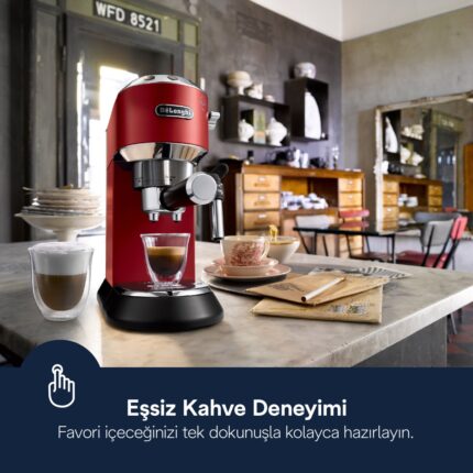 DeLonghi Dedica Manuel Espresso Makinesi EC 685.R - Görsel 2