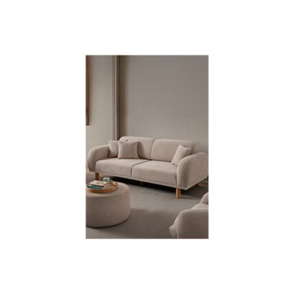 Edsy Home Regnum Koltuk Takımı 3+3+1+1 Taş Renk - Görsel 4