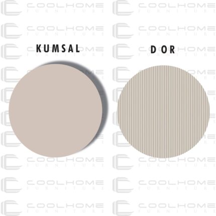 Cool Home Marin Orta Sehpa , Sis Gri , Çizgi Desenli , raflı(BEYAZ DEĞİLDİR) - Görsel 3