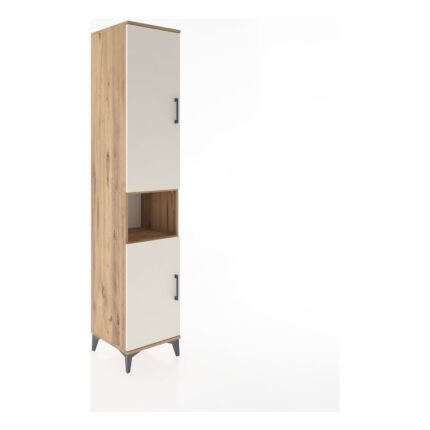Dienni Hyperion Dolap 5 Raflı 2 Kapaklı 44X44X221 Çam-Aytaşı - Görsel 2