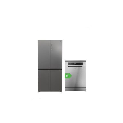 Hoover2'li Beyaz Eşya Seti Buzdolabı+Bulaşık Makinesi (HHCR3818ENPL-HF5B2S1PX)