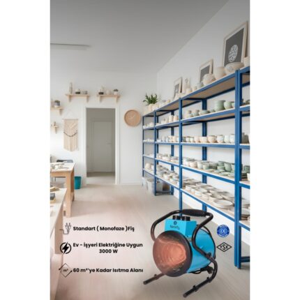 Nemfly Fly3 Kw Elektrikli Fanlı Isıtıcı - Görsel 2