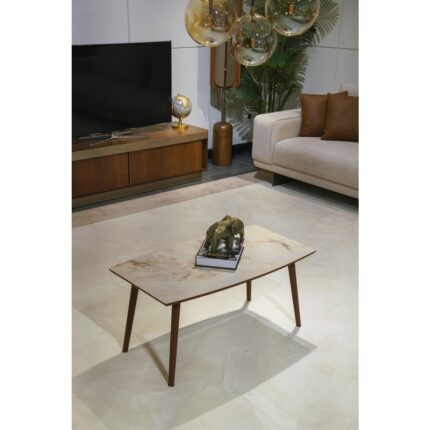 Ayge Istanbul Orta Sehpa %100 Mdf Gri Mermer