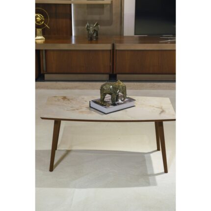 Ayge Istanbul Orta Sehpa %100 Mdf Gri Mermer - Görsel 2
