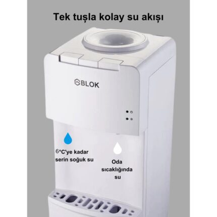 GBLOK 1119BW Soğuk Su Sebili Beyaz - Görsel 3