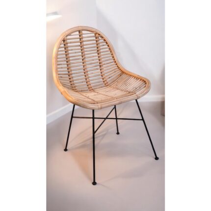 Versa El Işçiliği Doğal Rattan Sandalye – Bali Ithal, Sürdürülebilir Tasarım - Görsel 2