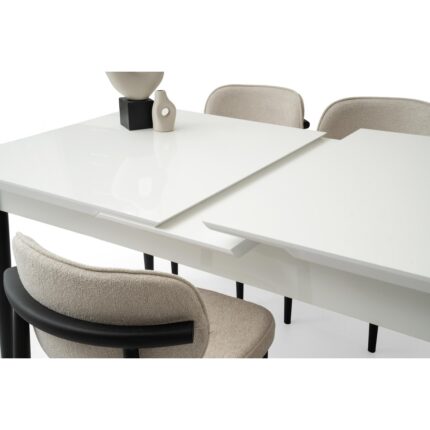 Erezoğulları Mobilya Tekno Polo Mdf Açılır Mutfak Masa Sandalye Takımı 90X160 - Görsel 4