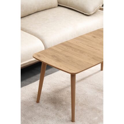 Vovvahome Luci Mdf Ahşap Orta Sehpa - Meşe - Görsel 2