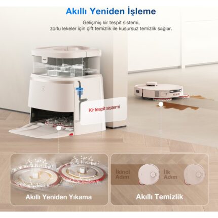 “Ecovacs Deebot T30 Pro Omni Akıllı Robot Süpürge ve Paspas - Görsel 2