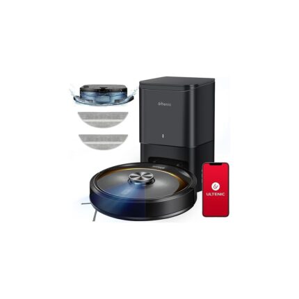 T10 Elite Robot Vacuum Cleaner With Mop, Robotic Vacuum Self Emptying For 45 Days Hands-Free, Lidar Navigation, Compatible With Alexa/wi-Fi Connected, Ideal For Pet Hair, Hard Floor And Carpet