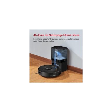T10 Elite Robot Vacuum Cleaner With Mop, Robotic Vacuum Self Emptying For 45 Days Hands-Free, Lidar Navigation, Compatible With Alexa/wi-Fi Connected, Ideal For Pet Hair, Hard Floor And Carpet - Görsel 3