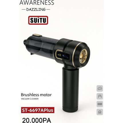 On6 Store “SUITU AWARENESS DAZZLING ST-6697APlus – Ultra Güçlü 20.000PA Brushless Motorlu Kablosuz Akıllı El Süpürgesi” - Görsel 2