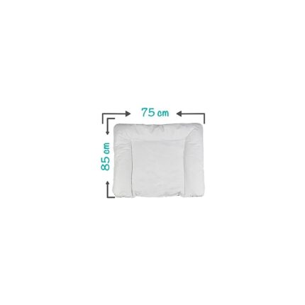 Mena Rise Elyaf Dolgulu Pvc Alt Değiştirme, Sıvı Geçirmez, Leke Tutmaz, Beyaz, 75X85CM - Görsel 3