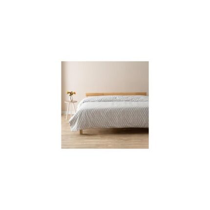 Mena Rise | Mix & Match | Limoges |%100 Pamuklu Çift Kişilik 200 x 220 Tek Nevresim Beyaz - Görsel 2