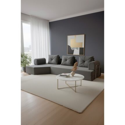 Branna Home Cardano Lüks Köşe Koltuk Salon L Koltuk Takımı Tamamen Sünger Modern Köşe Oturma Grubu - Görsel 3