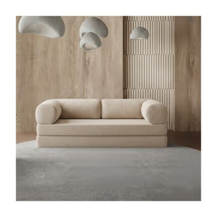 EVS Home 100X200 Kanepe: Yıkanabilir Fitilli Kadife Kumaş 50 Dns Bondex Sünger Koltuk Çok Amaçlı Aktivite Relax Koltuk - Görsel 5