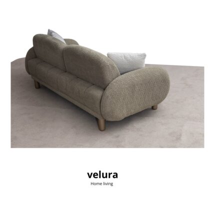 Velura Home & Living Rolf Sırt Mekanizmalı Üçlü Kanepe & 3'lü Koltuk - Yeşil - Görsel 5
