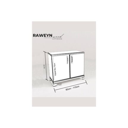 Raweyn Storm Tamamen Ahşap Konsol 60CM - Görsel 4