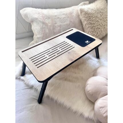 Mena Rise Foldaway Telefon ve Tablet Bölmeli Katlanır Ayaklı Laptop Sehpası Bilgisayar Çalışma Masası