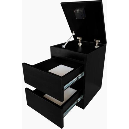Modloc Nfc Kartlı Gizli Bölmeli Mdf Komodin / Kurulu Teslim - Görsel 4